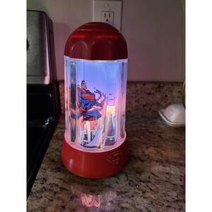 VINTAGE 1994 RABBIT TANAKA SUPERMAN MAN OF STEEL LIGHT UP MOTION LAMP